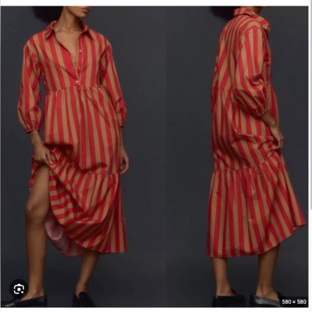 Anthropologie Bettina Striped Dress